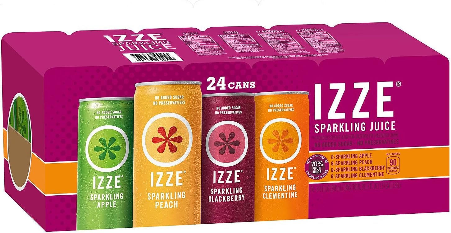Izze Sparkling Juice Variety Pack, 24 Count, 201.6 fl. Oz. Amazon.ca