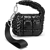 DOYOGI Mini Quilted Wristlet Bag for Women, Puffer Handbags,Evening Bags,Charm Lipstick Bag,Cute bag Charm for Gift | Charm Lipstick Bag, Cute bag Charm, for Gift