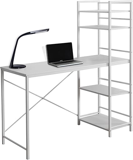 Amazon.com: L&S Basics 10862 Computer Desk - 48" L/White ...