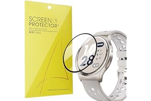Lamshaw Compatible for Reebok Pulse Smartwatch Screen Protector, [3 Pack] 3D Full Coverage PET Soft Screen Protector Film Com