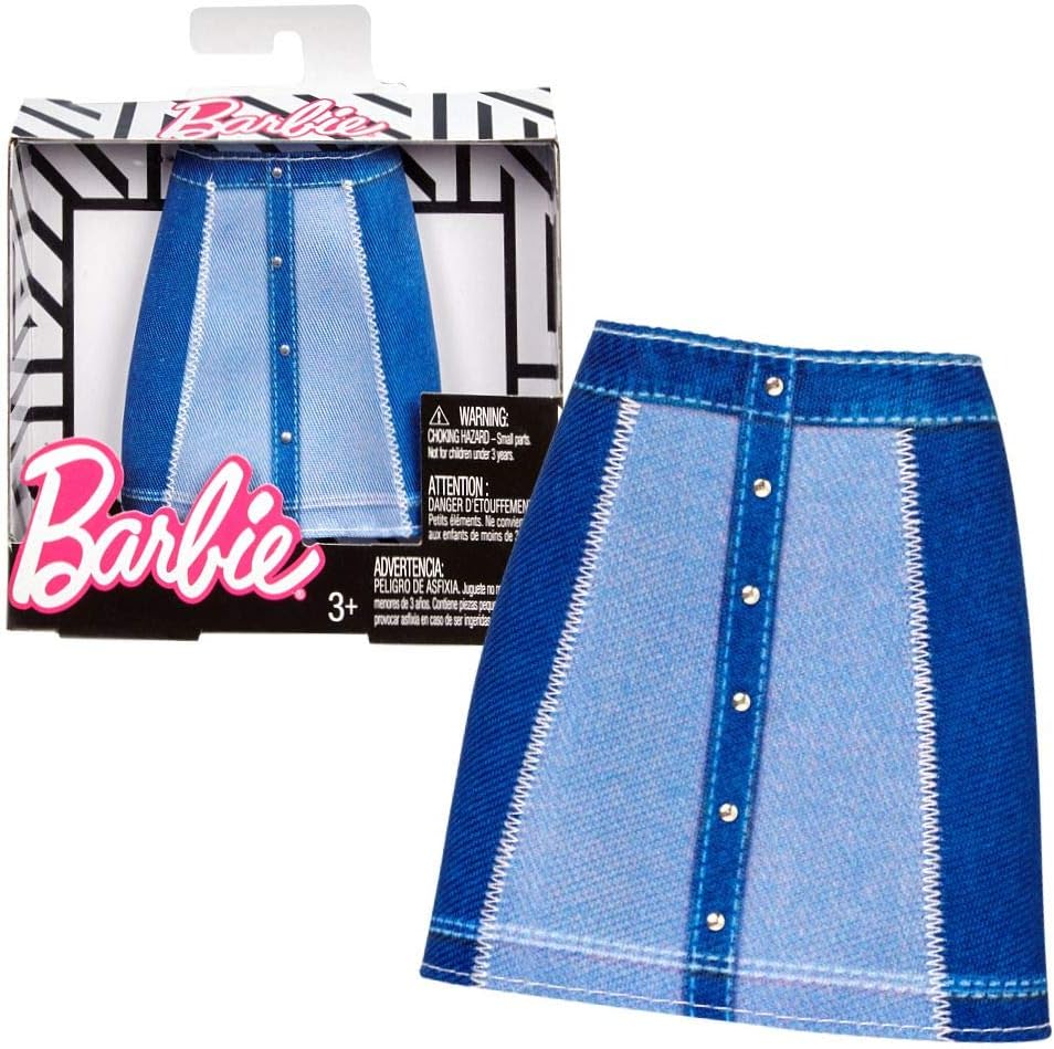 barbie denim skirt