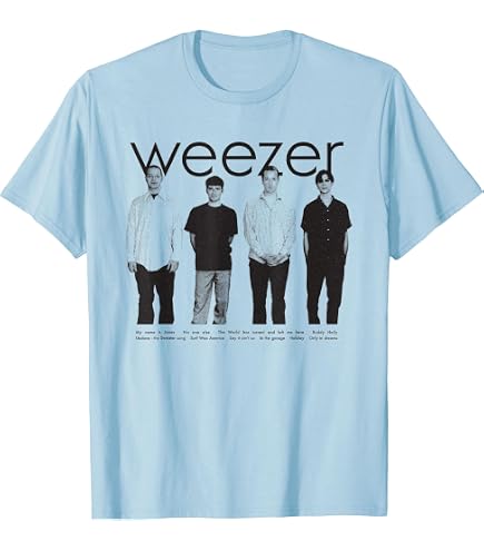 Amazon.com: Weezer - Green Album Cover T-Shirt : Clothing, Shoes