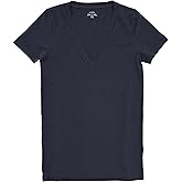 J.Crew Mercantile Women's Short Sleeve Vintage-Cotton V-Neck Tee