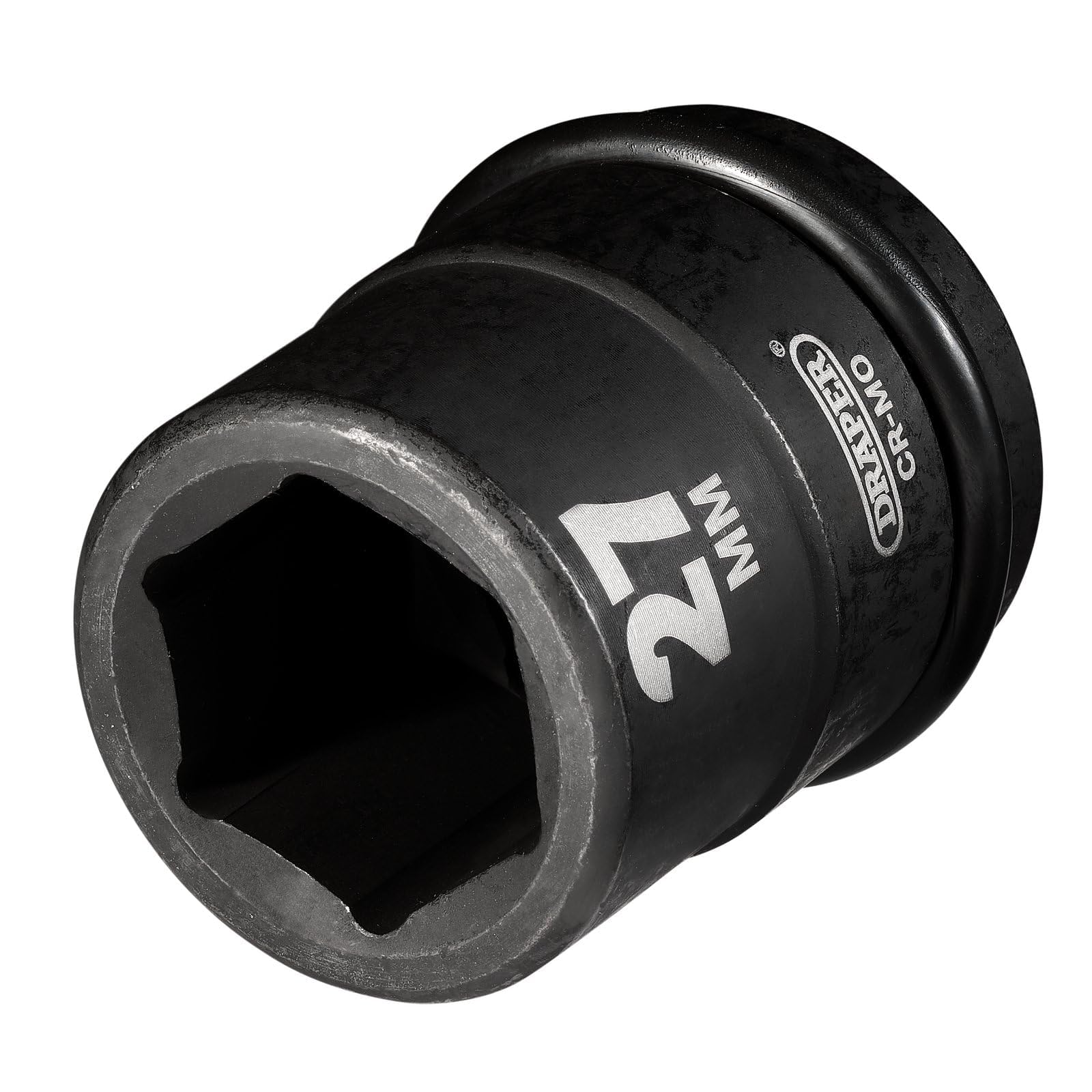 Draper 28719 Expert Hi-Torq 6 Point Impact Socket, 3/4" Square Drive, 27mm , Blue