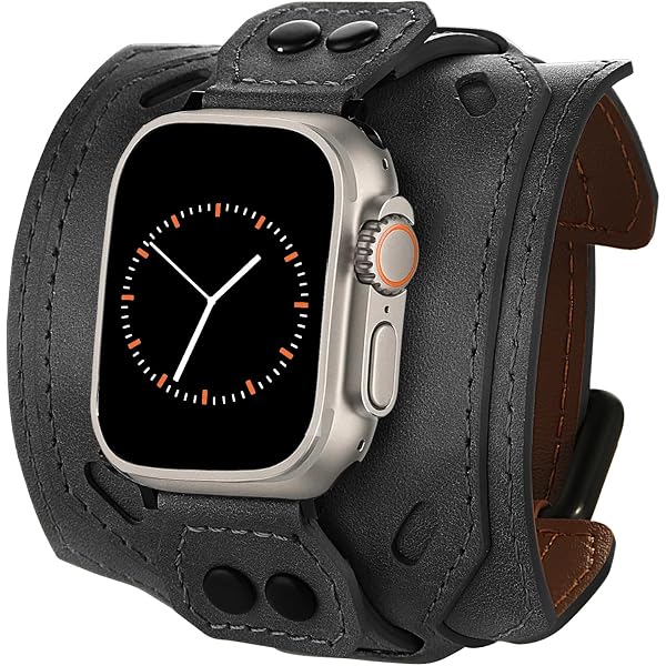 Venito Ancona Leder-Armband Für Apple Watch – Kompatibel Mit Serie 1–7 & SE, Rotgoldener Stecker