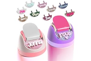 Personalized 3D Name Plate Compatible with Owala Water Bottle 24oz 32oz 40oz | 80 Color Options, 12 Font Options | Custom Name Plate Freesip Topper