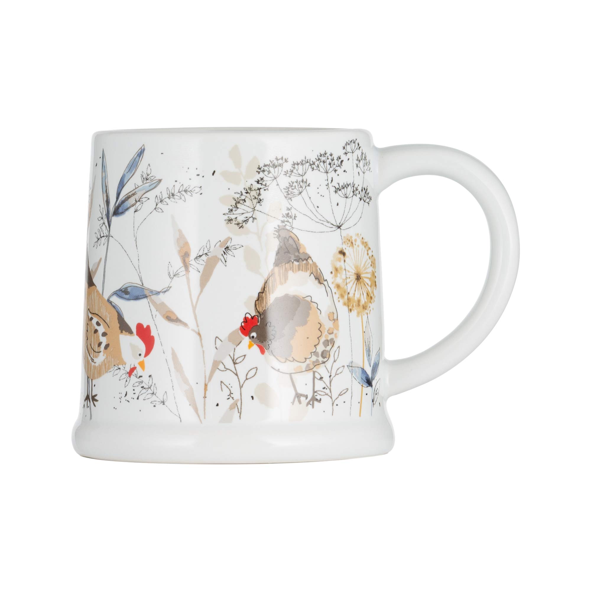 Price & Kensington Country Hens Footed Mug, 38.5CL