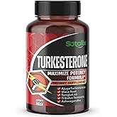 Ultra Turkesterone Ajuga Turkestanica Standardized 20% Turkesterone High Potency with Maca Root Tribulus Terrestris - Muscle Growth Energy Memory Support