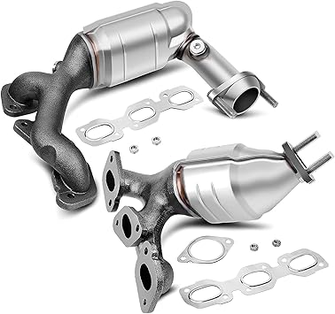 Amazon Com Autosaver88 Catalytic Converters Fit For 01 07 Ford Escape 01 06 Mazda Tribute 05 07 Mercury Mariner 3 0l Bank 1 And Bank 2 Epa Compliant Automotive