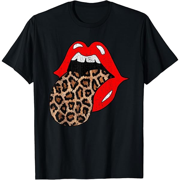 Amazon.com: Leopard Print Love Red Lips Word Letter Cute Valentine