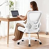 AreShark Office Chair - Ergonomic Breathable Mesh Desk Chair with Adjustable Lumbar Support and Flip-up Armrests - Executive High Back Rolling Swivel Comfortable Computer Gaming Chair for Home Office