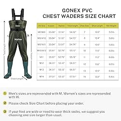 Gonex Chest Waders Hunting Fishing Waders for Men
