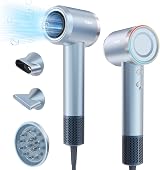 YASHE Hair Dryer 1600W Brushless Motor 110000 RPM 22m/s Diffuser 2 Nozzles view 1
