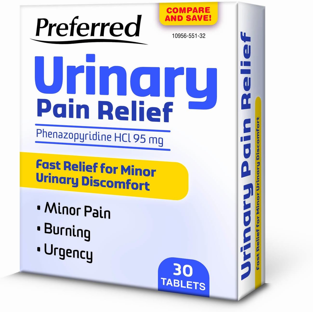 Preferred Urinary Pain Relief, 30 Tablets: Health & Personal Care