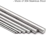 VictorsHome 1.5mm x 300mm Stainless Steel Round Rod 304 10pcs view 3