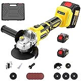 21V Cordless Angle Grinder Kit -2 x 4.0Ah