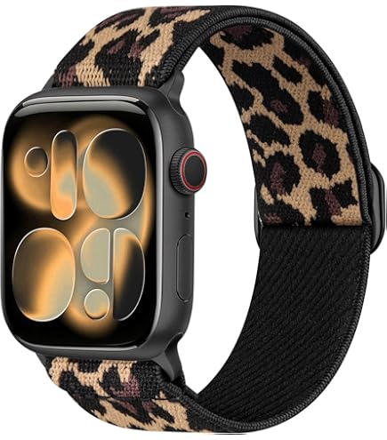 Amazon.com: Stretchy Nylon Band Compatible with Apple Watch  display picture 2