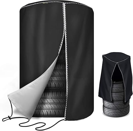 Amazon Mr You 車用タイヤカバー ブラック 普通自動車用 軽自動車 Rv車 タイヤ収納 4d厚手 Uvカット 高防風 防埃 防雨 防雪 丈夫 タイヤラック カバー 車 バイク