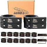 LIZARD GO Tube Clamps - Pack of 4,Horizontal Bar