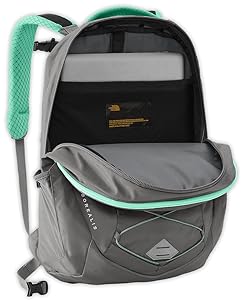 Padded and fleece lined pocket for a laptop in the main compartment