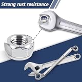 Leryati M10 Nylock Nut Stainless Steel Nylon Insert 10Pcs DIN985 A2 V2A view 4