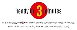 WETNFIX (20 Discs) - Fixing Wall Plugs Fast! No