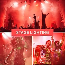 Gonhom 4 Pack A19 LED Red Light Bulb, 9 Watt