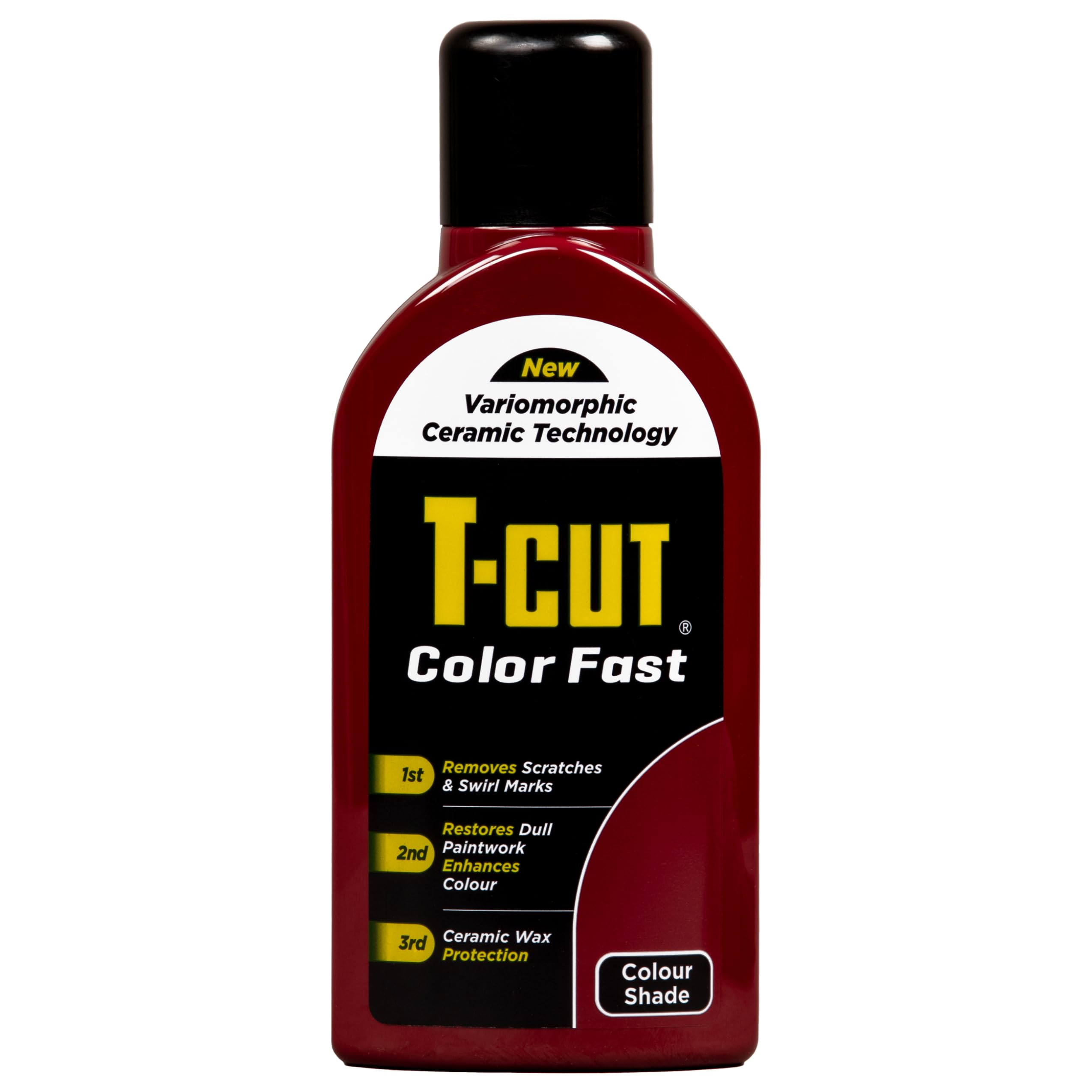 T-Cut Colour Fast 3-in-1 Paintwork Renovator, Dark Red, 500ml