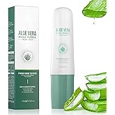 Aloe Vera Gel Mousse Bubble Facial Mask For Women Moisturizing Skin Care, Hydrating Nourishing Aloe Vera Extract After Sun Care Relief Soothes Calms Face Body Skincare 3.52oz