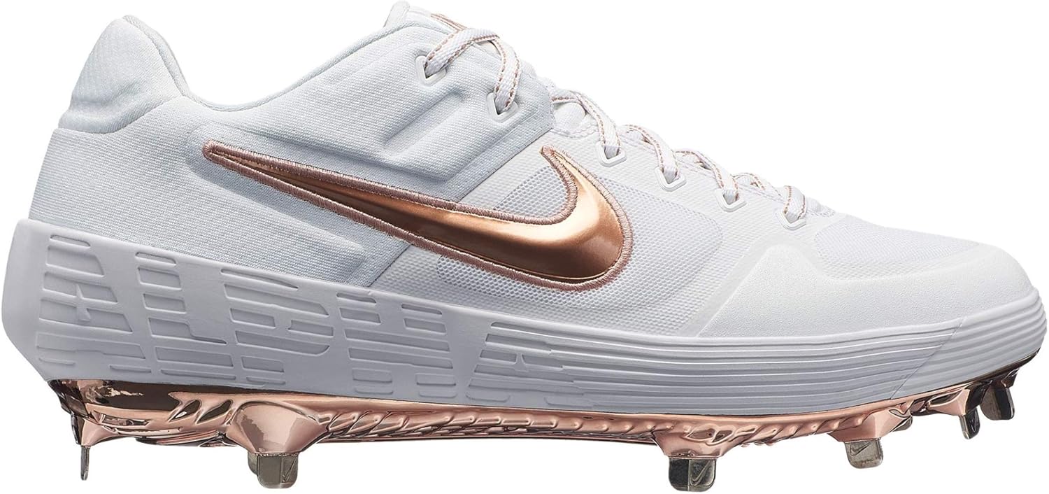 white and gold nike baseball cleats
