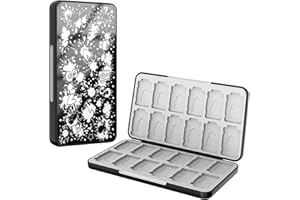 MoKo 24 Game Card Case Compatible with Nintendo Switch OLED 2021/Switch/Switch Lite, Switch Games Holder case for Switch Game