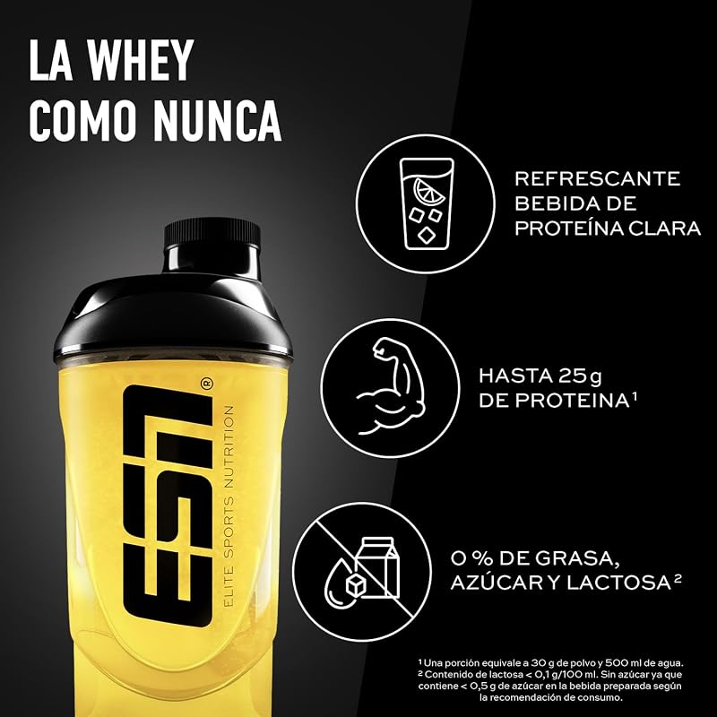 ISOCLEAR Whey Isolate Proteína em Pó, Chá Gelado com Limão, 1000 g