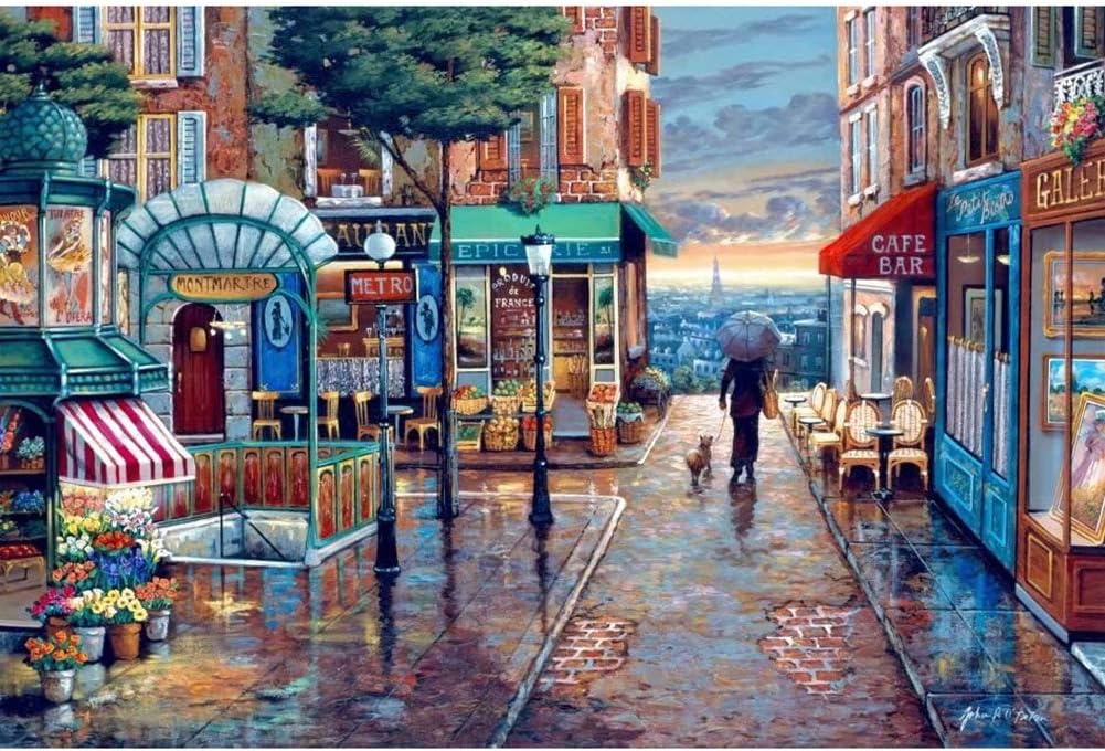 Beautiful European Style Romantic Town 1000 Pieces of Paper Jigsaw Puzzle Kids Puzzle Toys