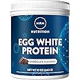 MRM Nutrition Egg White Protein | Chocolate Flavored | 23g Fat-Free Protein | with Digestive enzymes | Highest Biological Value | Clinically Tested | 10 Servings