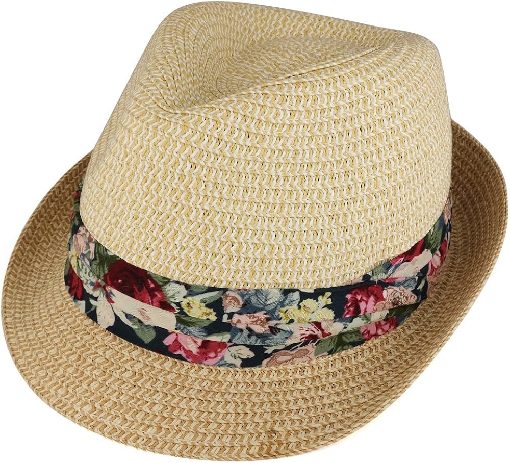 floral fedora hat