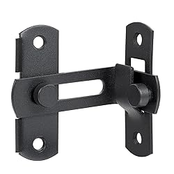 INIRET Flip Door Sliding Latches，Matte Black 90