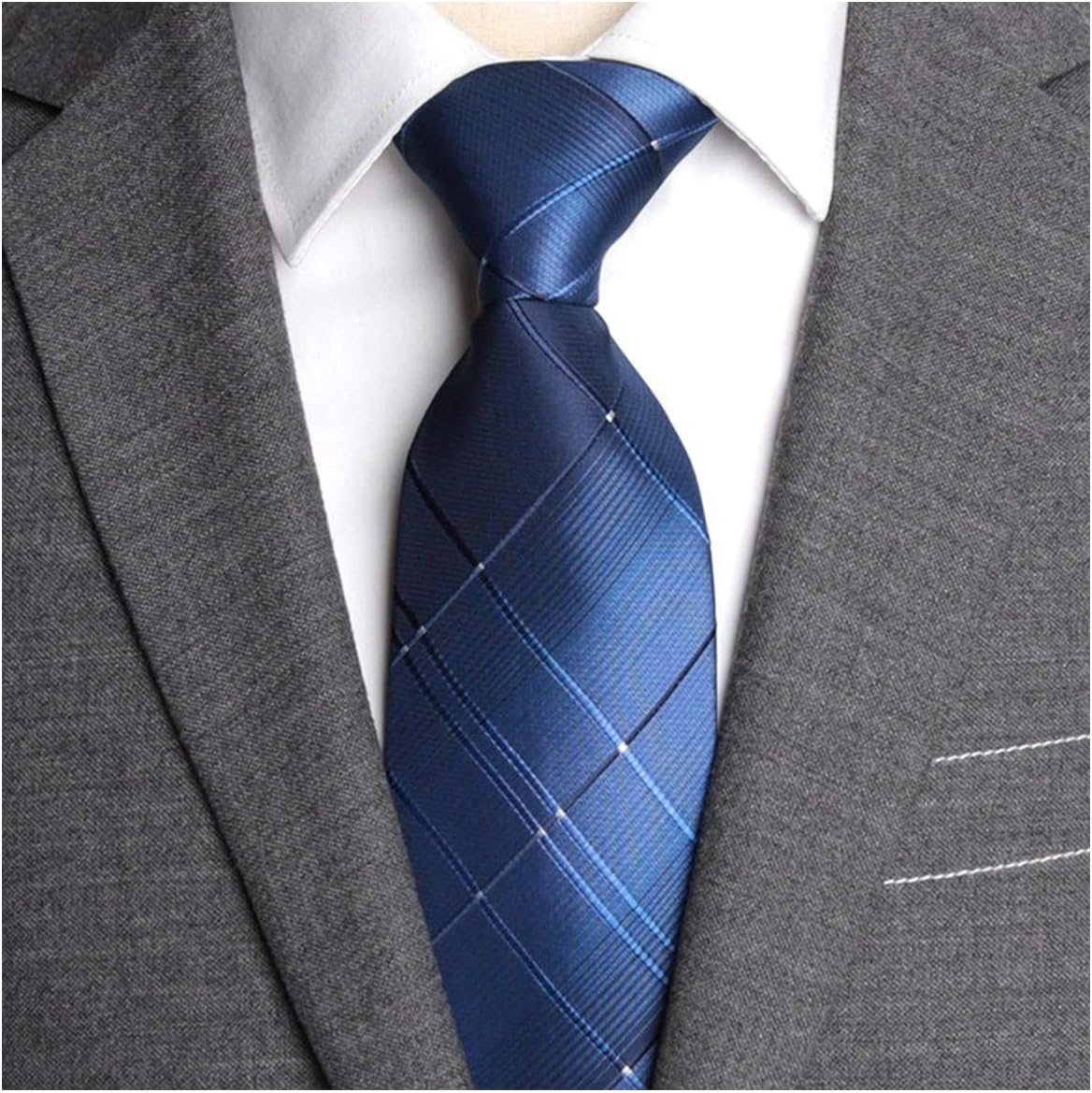 Classic Men Business Formal Wedding Tie 8cm Stripe Neck Tie Fashion Shirt Dress Accessories