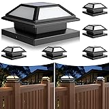 Solar Post Cap Lights, Warm or Cool White Light