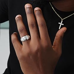 Men's Wedding Band Ring 2 Carat Round Lab Grown