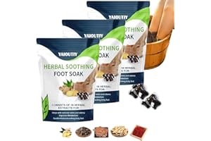 YaiouTiy PRO Herbal Foot Soak Beads, Herbal Shaping Cleansing Foot Soak Beads, Foot Bath Herb, Traditional Chinese Medicated Footbath Foot Herb Soak Spa, Foot Care (30PCS)