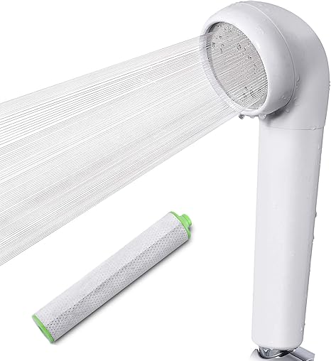 Amazon サモドラ シャワーヘッド 高水圧 塩素除去 浄水 節水50 増圧 高水压 消臭 潤い 強い 低水圧用シャワー バブル 浄水カートリッジ 1本入り 活性炭フィルターサイズs アダプター付 工具不要 真っ白 Spw 1d シャワーヘッド ホーム キッチン オンライン通販