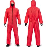 Medtecs Hazmat Suits - 6 Sizes Options - Disposable Coveralls Suit, Medical Protective Coverall PPE Hazmat Suits