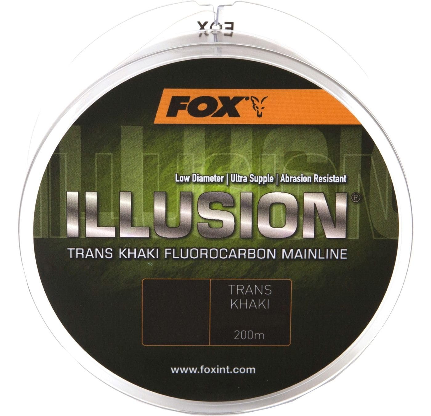 Fox Edges Illusion Soft Mainline Trans Khaki 200 m Carp Line, Monofilament Fishing Line for Carp Fishing, Line for Wide Casts, Diameter/Load Capacity: 0.35 mm / 7.27 kg Load Capacity