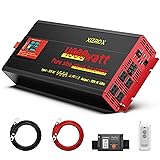 4000W Pure Sine Wave Inverter,12V DC to 110V AC