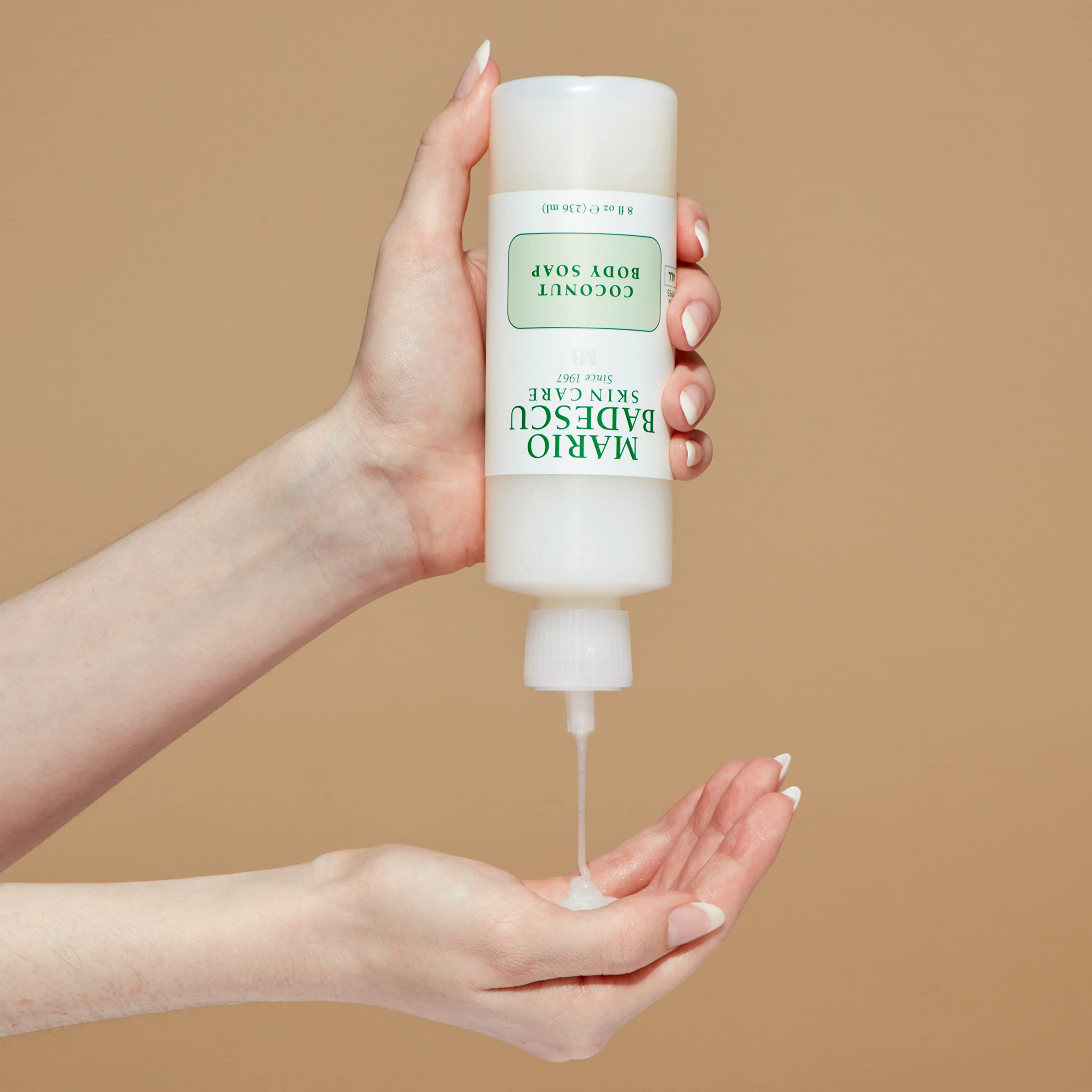 Mario Badescu Coconut Body Soap for All Skin Types | Moisturizing Shower Gel Body Wash for Women and Men That Cleanses Skin | Formulated with Coconut Fruit Extract & Jojoba Oil | 8 FL OZ