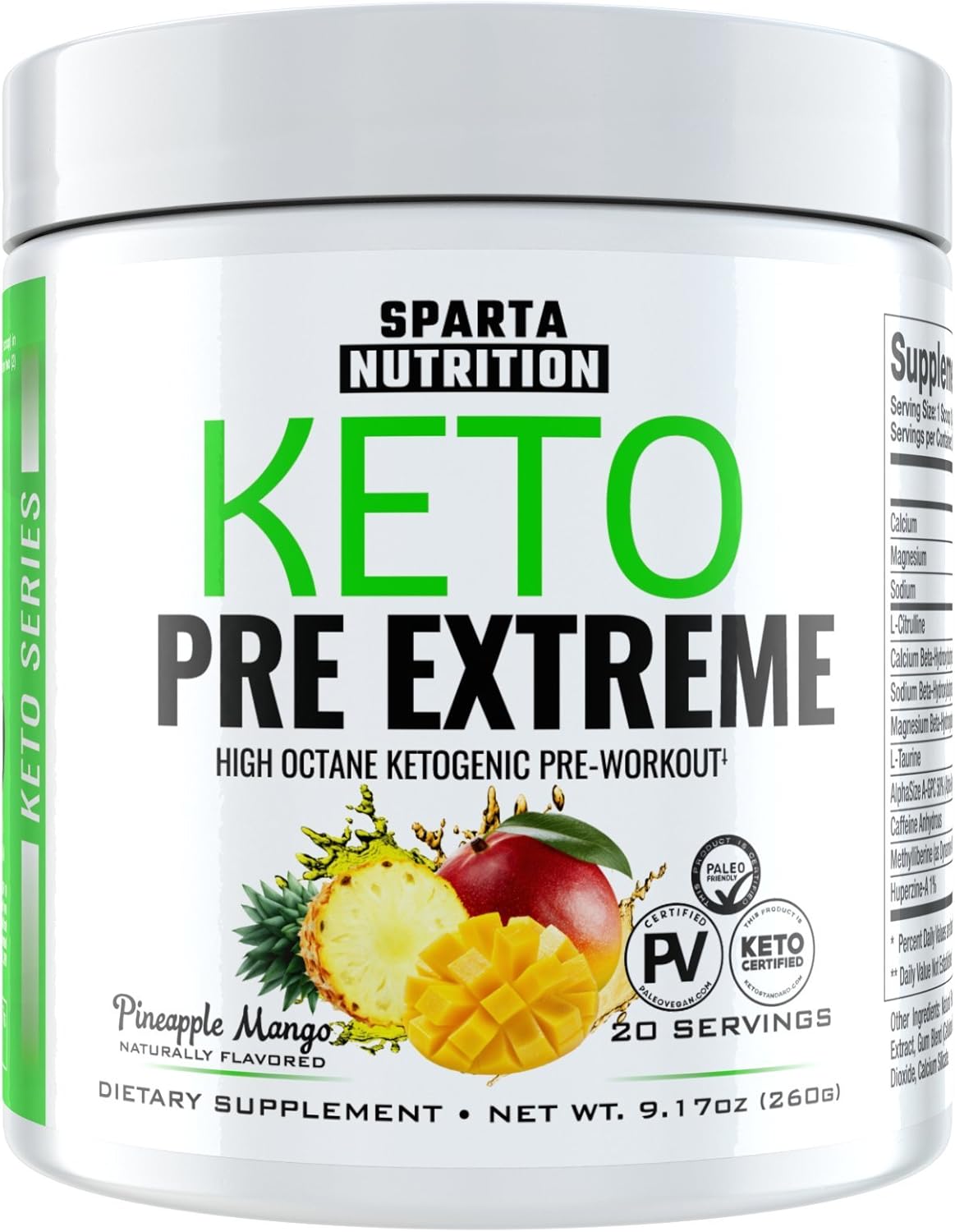 Keto Pre Extreme Ketogenic Pre Workout Powder