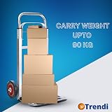 Trendi Heavy Duty Folding Hand Truck Aluminum Trolley 90KG Capacity view 5