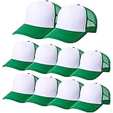 Ankmogela 10 Pack of Blank Trucker Hat Bulk Mesh Cap Men and Women Baseball Cap DIY Graffiti Hot Stamping Duck Tongue Cap