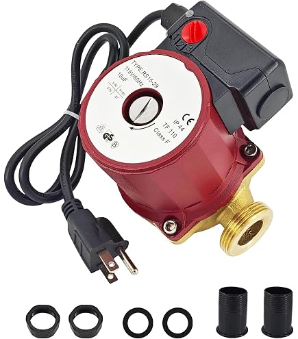 UP Recirculation Pump, 1/12 Hp, 120 VAC, 1 Ph, Stainless Steel