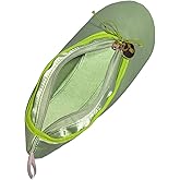 PWQEIONC Ballet Shoe Makeup Bag, Small Cosmetic Bag for Trip Portable Cosmetic Travel Bag, Ballet Dance Shoe Makeup Bag Gifts for Women Girl Dancer Lover (Cyan)